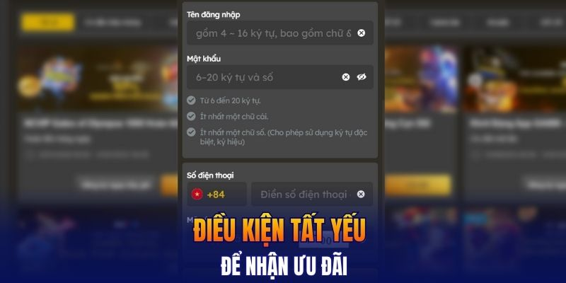 Điều kiện tất yếu để nhận ưu đãi